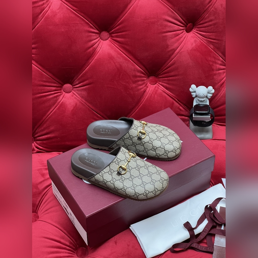Gucci Horsebit Slipper GG Monogram